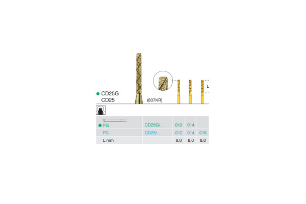 FREZA DIAMANTATA CD25G-014-FG
