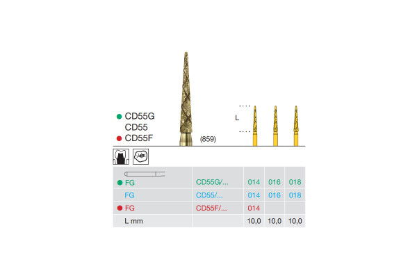 FREZA DIAMANTATA - CD55G-014-FG BUSCH