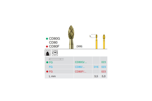 FREZA DIAMANTATA - CD80G-023-FG BUSCH