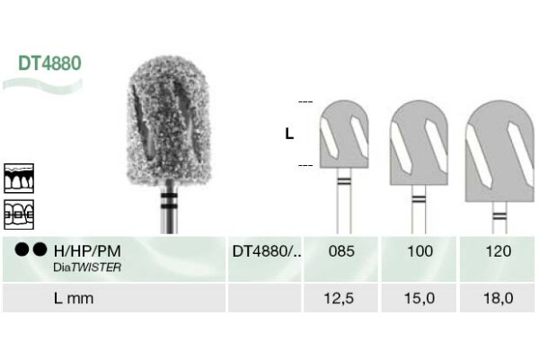 FREZA DIAMANTATA PT. LABORATOR DT4880-100