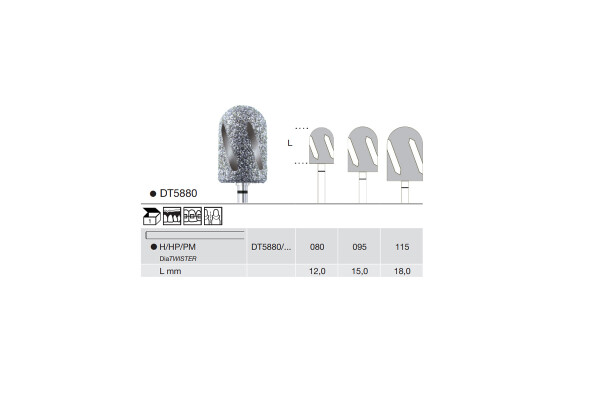 FREZA DIAMANTATA PT. LABORATOR DT5880-115