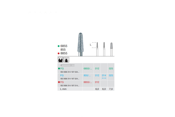 FREZA DIAMANTATA - 855-012-FG BUSCH