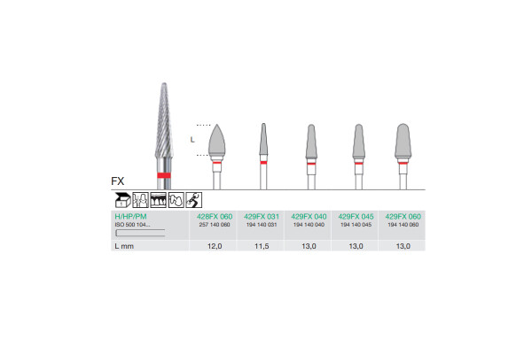 FREZA EXTRADURA PT. LABORATOR 429FX-060-H