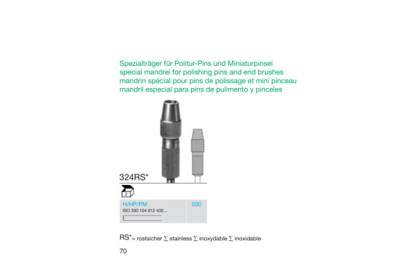 MANDRINA 324RS-030-H