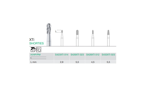 FREZA EXTRADURA LAB. SHORTIES S423X-023-H