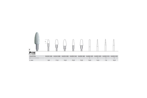 FREZA EXTRADURA CERAMICA - K425X-060H