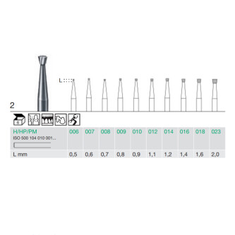 FREZA EXTRADURA PT. LABORATOR 2-012-H