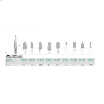 FREZA EXTRADURA  PT. LABORATOR 425X-060-H