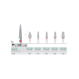 FREZA EXTRADURA PT. LABORATOR 428X-023