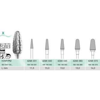 FREZA EXTRADURA PT. LABORATOR 429X-070-H