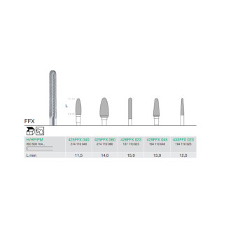 FREZA EXTRADURA PT. LABORATOR 433FFX-023
