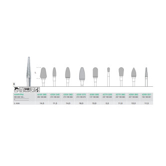 FREZA EXTRADURA PT. LABORATOR 429X-031