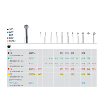FREZA DIAMANTATA - 6801-029-FG BUSCH