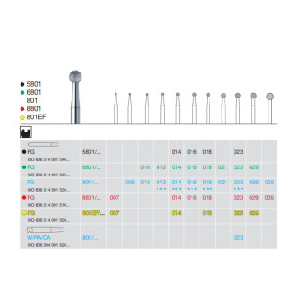 FREZA DIAMANTATA - 6801-010-FG BUSCH