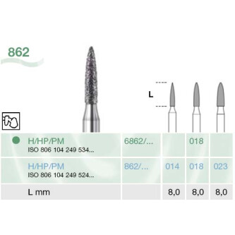 FREZA DIAMANTATA PT. LABORATOR 862-018