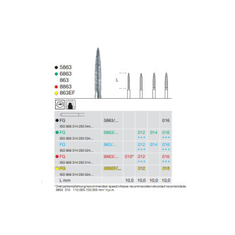FREZA DIAMANTATA - 8863-010-FG BUSCH