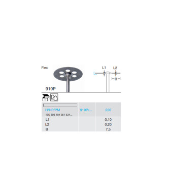 DISC DIAMANTAT PT. LABORATOR 919P-220-H