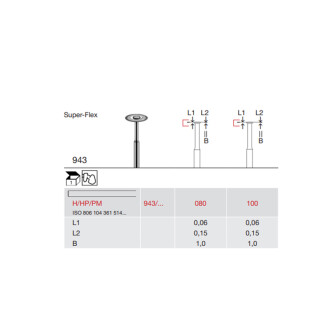 DISC DIAMANTAT PT. LABORATOR 943-080