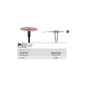 DISC DIAMANTAT PT. LABORATOR 9690M-220-H