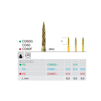 FREZA DIAMANTATA- CD60F-014-FG BUSCH