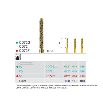FREZA DIAMANTATA - CD72G-016-FG BUSCH