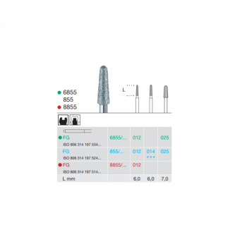 FREZA DIAMANTATA - 855-012-FG BUSCH