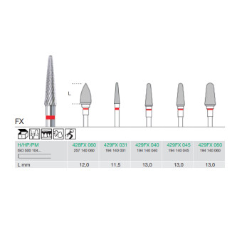 FREZA EXTRADURA PT. LABORATOR 429FX-060-H